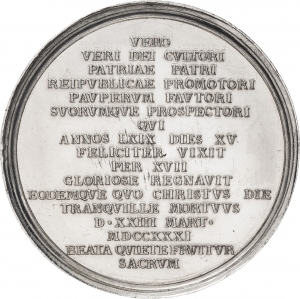Dedekind, Bernhard Julius: August Wilhelms von Braunschweig-Wolfenbüttel, Tod
