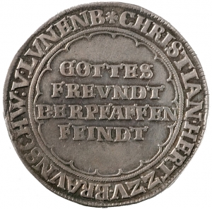 Braunschweig-Wolfenbüttel: Christian von Halberstadt, Pfaffenfeindtaler