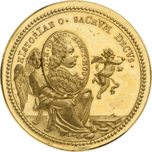 Lauffer, Caspar Theophil: Widmungsmedaille Lothar Franz von Schönborn