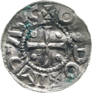 Westliches Sachsen: königliche Münzstätte, Otto I. oder Otto II., Nachahmung Kölner Pfennig