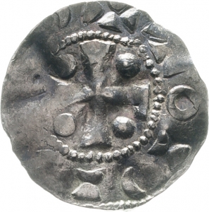 Gelderland (Raum Nijmegen - Tiel): königliche Münzstätte, Otto III., Nachahmung Kölner Pfennig
