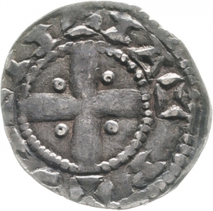 Nijmegen oder Rees?, königliche Münzstätte, Friedrich I., Nachahmung Kölner Pfennig