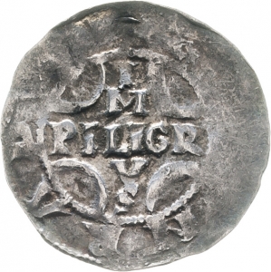 Andernach?: König Konrad II. und Erzbischof Pilgrim von Köln