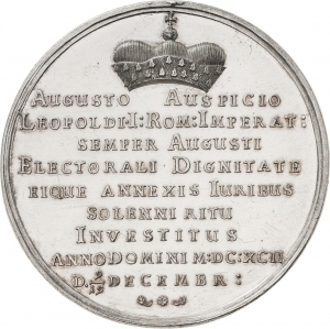 Karlsteen, Arvid?: Ernst August von Braunschweig-Lüneburg, Einsetzung in die Kurfürstenwürde