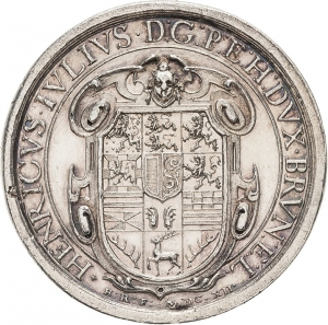 Rappost, Heinrich der Jüngere: Heinrich Julius von Braunschweig-Wolfenbüttel, Medaille mit dem Akanthusstrauch
